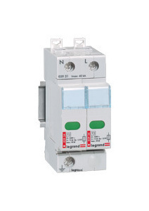 Устройство защиты от импульсных перенапряжений - защита стандартного уровня - Imax 15 кА - 2П