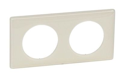 Рамка 2 поста CELIANE, слоновая кость