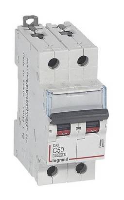 Автоматический выключатель DX³ 2P 50А (C) 16кА